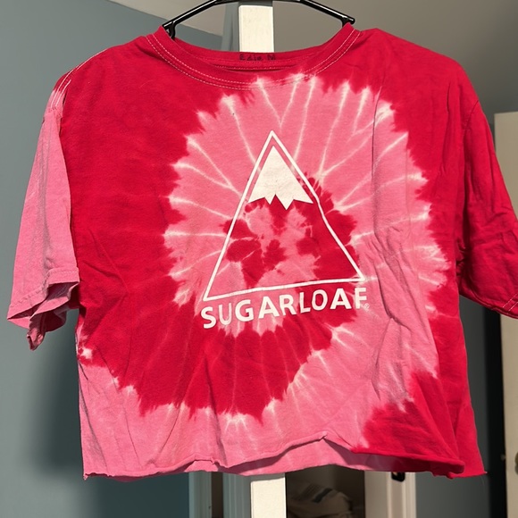 Sugarloaf Cropped Tie-Dye Tee - Picture 2 of 4